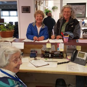 marie front desk volunteer