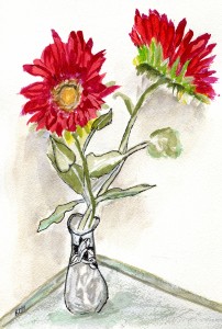 Watercolor by K. Diane Hammond in our Watercolor Workshop