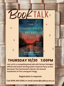 Book Talk Suzanne Parry